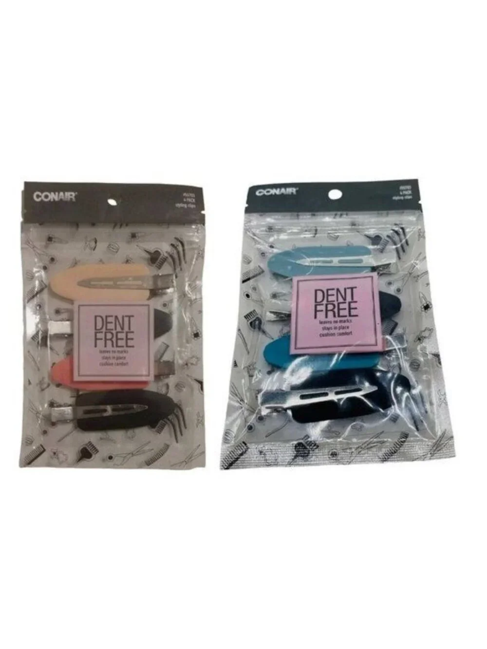 Conair Dent Free Hair Styling Clips Set of 8 (2121)